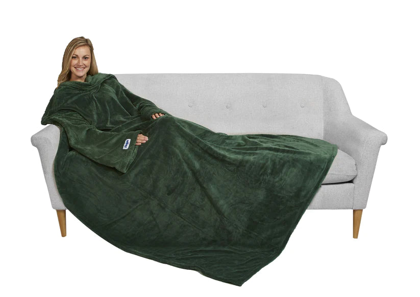 Eredeti The Slanket - Zöld takaró ujjakkal